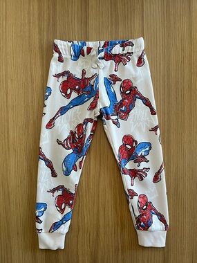 H&M Kids, Marvel/ Spider-Man printed sweatpants, size 3/4